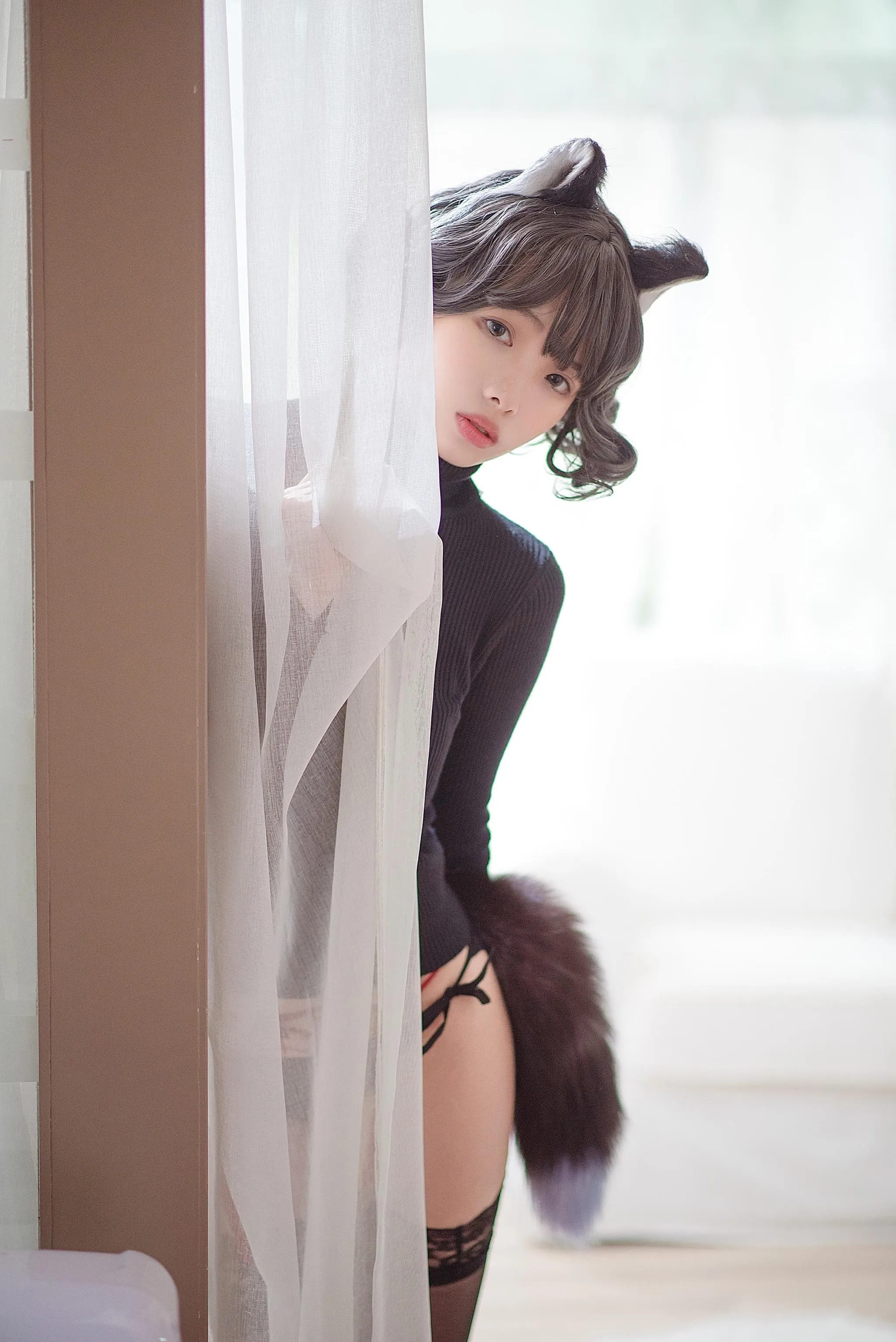 NO.9 雯妹不讲道理-黑猫内衣 [31P]插图4